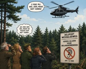 Helikopter mag opstijgen aan Wesselseweg, bezwaren blijven aan de grond