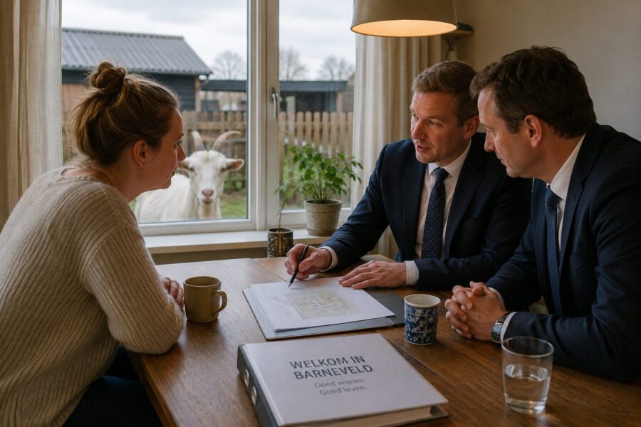 Gemeente Barneveld bouwt voorlopig gewoon door naast geitenhouderijen: ‘Longontsteking is pas een probleem zodra de wet dat zegt’