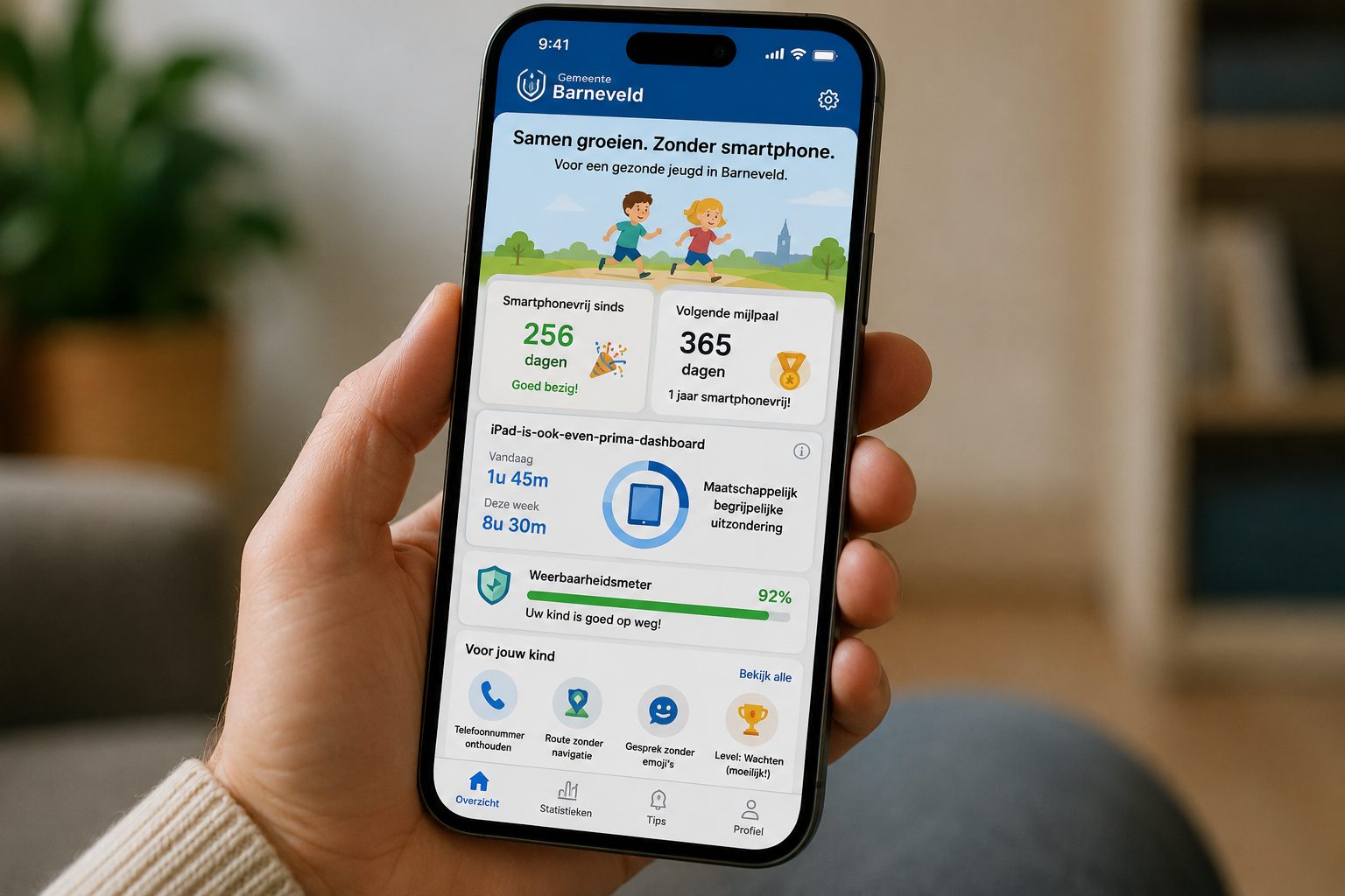 Gemeente Barneveld ontwikkelt app om kinderen smartphonevrij te laten opgroeien