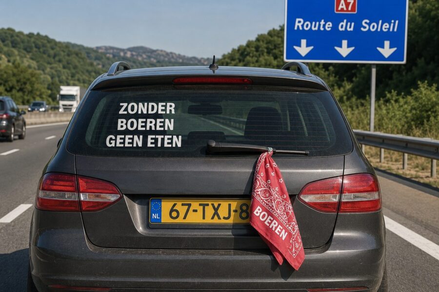 Barnevelders nemen waarschuwing letterlijk en zoeken in Frankrijk massaal naar Nederlandse producten