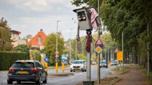 Flitspaal Stationsweg meldt zich overspannen: ‘Ik trek dit niet meer’